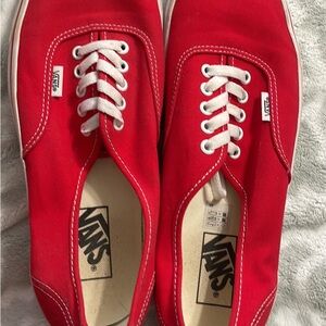 Vans red